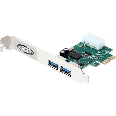 강원전자 넷메이트 NM-SWU30 USB3.0 2포트 PCI Express 카드(슬림PC겸용)