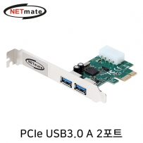 강원전자 넷메이트 USB3.0 2포트 PCI Express 카드(슬림PC겸용)