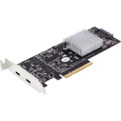 강원전자 넷메이트 USB3.2 Gen2x2 Type C 2포트 PCI Express 카드(슬림PC겸용)