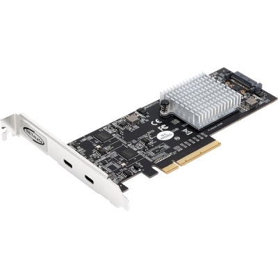 강원전자 넷메이트 USB3.2 Gen2x2 Type C 2포트 PCI Express 카드(슬림PC겸용)