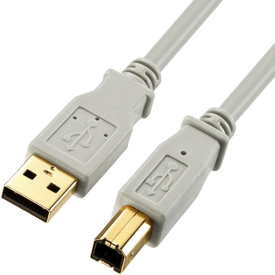 강원전자 산와서플라이 KU20-1HK2 USB2.0 AM-BM 케이블 1m (USB-IF 인증)