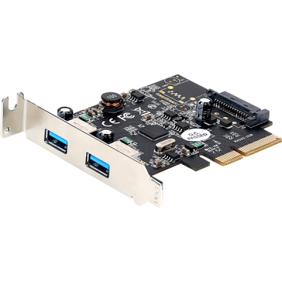 강원전자 넷메이트 USB3.1 Gen2 2포트 PCI Express 카드(슬림PC겸용)