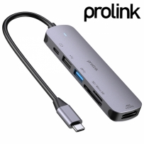 프로링크 WG605A USB3.0 Type C 6 in 1 멀티 허브