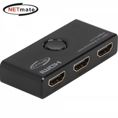 강원전자 넷메이트 4K 60Hz HDMI 2채널 수동 선택기
