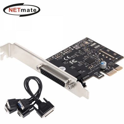 강원전자 넷메이트 4포트 PCI Express 시리얼카드(슬림PC겸용)