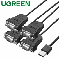유그린 U-30770 USB2.0 to 4포트 RS232 시리얼 컨버터(Prolific/1.5m)