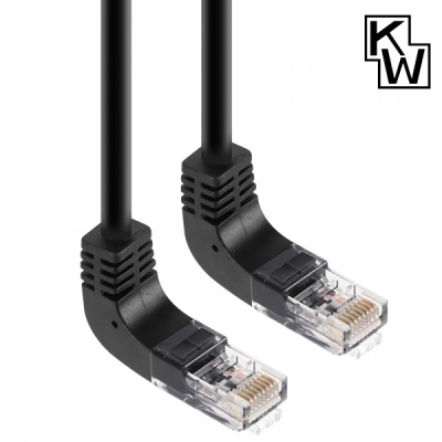 강원전자 KW CAT.5E UTP 랜 케이블 10m (위쪽 꺾임)