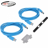NETmate NM-MAB02 모니터 거치대 USB 판넬 (NM-MA15 전용)