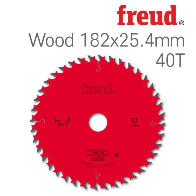 프레우드 LP33M CR3 182mm 40T 원목 절단용 원형톱날(1개입/F03FS03687)