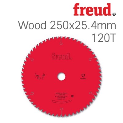 프레우드 LA50M 003 250mm 120T 원목 프레임 절단용 원형톱날(1개입/F03FS07416)