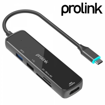 프로링크 WG508A USB3.0 Type C 5 in 1 멀티 허브