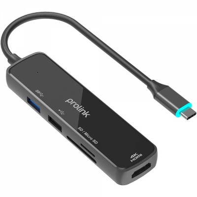 프로링크 WG508A USB3.0 Type C 5 in 1 멀티 허브