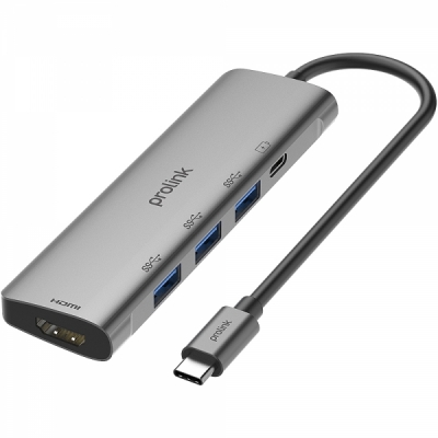 프로링크 USB3.0 Type C 5 in 1 멀티 허브