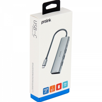 프로링크 USB3.0 Type C 5 in 1 멀티 허브