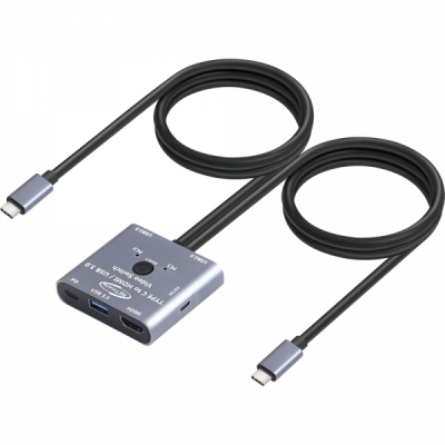 강원전자 넷메이트 USB Type C HDMI KVM 스위치(HDMI/USB/PD)
