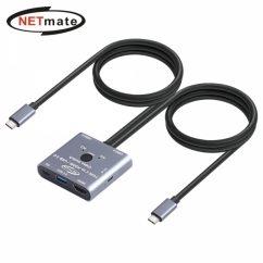 강원전자 넷메이트 NM-TCK02 USB Type C HDMI KVM 스위치(HDMI/USB/PD)