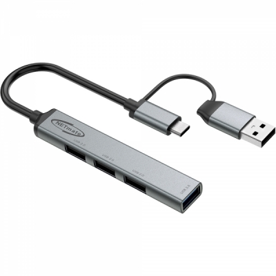 강원전자 넷메이트 2 in 1 USB 4포트 허브
