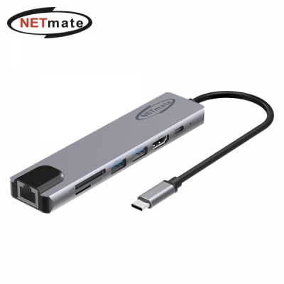 강원전자 넷메이트 NM-TCM02 USB Type C 7 in 1 멀티 허브