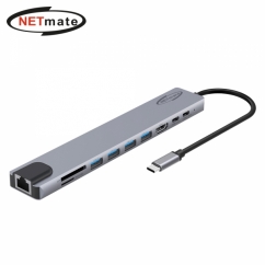 강원전자 넷메이트 USB Type C 10 in 1 멀티 허브