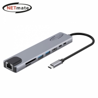 강원전자 넷메이트 NM-TCM04 USB Type C 8 in 1 멀티 허브