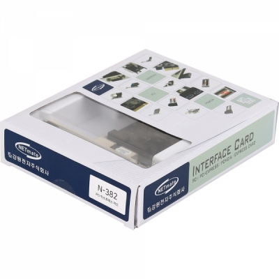 강원전자 넷메이트 PCI Express 듀얼 기가비트 랜카드(Realtek)(슬림PC겸용) N-382