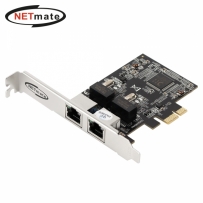 강원전자 넷메이트 N-382 PCI Express 듀얼 기가비트 랜카드(Realtek)(슬림PC겸용)