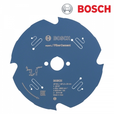 보쉬 140mm 4T 화이버시멘트용 충전 원형톱날(1개입/2608644120)