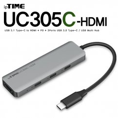 ipTIME(아이피타임) UC305C-HDMI USB Type C 5 in 1 멀티 허브
