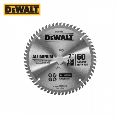 디월트 DWA30009-KR 180mm 60T 알루미늄용 원형톱날