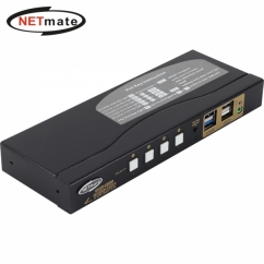 강원전자 넷메이트 4K 60Hz HDMI KVM 4:1 스위치(USB)