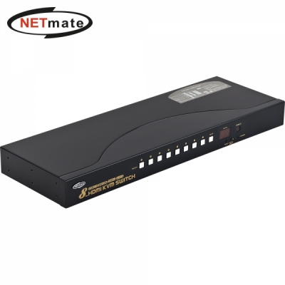 강원전자 넷메이트 4K 60Hz HDMI KVM 8:1 스위치(USB) NM-HK4608