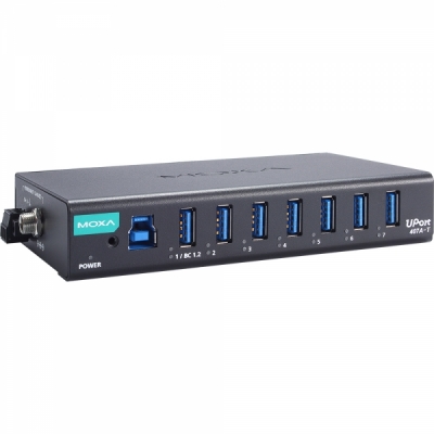 MOXA Uport 407A-T 산업용 USB3.0 7포트 허브(동작온도 -40~85℃)