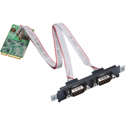 MOXA CP-102N-T Mini PCI Express 2포트 RS232 시리얼카드