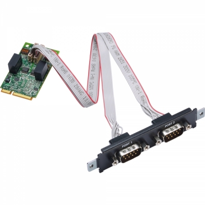 MOXA Mini PCI Express 2포트 RS232 아이솔레이션 시리얼카드