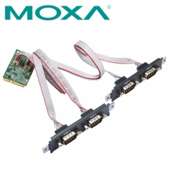 MOXA Mini PCI Express 4포트 RS232 시리얼카드