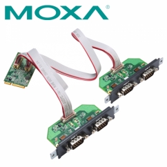 MOXA Mini PCI Express 4포트 RS232/422/485 시리얼카드