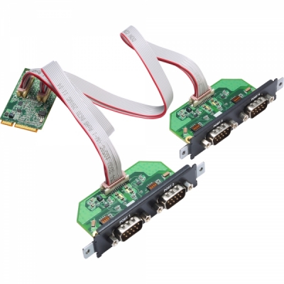 MOXA Mini PCI Express 4포트 RS232/422/485 시리얼카드
