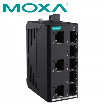 MOXA 산업용 8포트 기가비트 스위칭 허브(메탈 하우징)