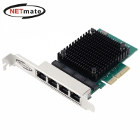 강원전자 넷메이트 PCI Express 쿼드 2.5G 멀티 기가비트 랜카드(Realtek)(슬림PC겸용)