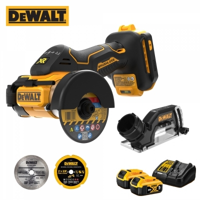 디월트 DCS438P2-KR 20V MAX 충전 76mm 컷오프툴 세트(5.0Ah 2팩)