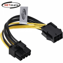강원전자 넷메이트 PCI-E 6핀 to 8핀 전원 케이블
