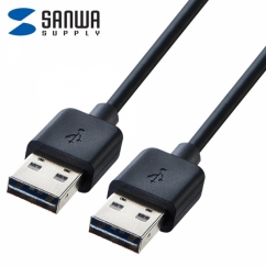 강원전자 산와서플라이 USB2.0 양면인식 AM-AM 케이블 0.5m