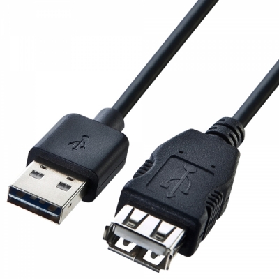 강원전자 산와서플라이 USB2.0 양면인식 연장 AM-AF 케이블 2m