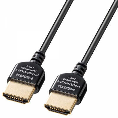 강원전자 산와서플라이 4K 60Hz HDMI 2.0 Super Slim 케이블 1.8m KM-HD20-PSS18