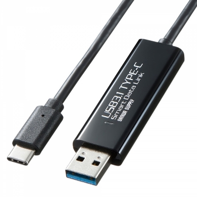 강원전자 산와서플라이 KB-USB-LINK5 USB3.1 C타입 KM 데이터 통신 컨버터(키보드/마우스 공유)