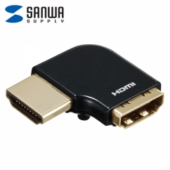 강원전자 산와서플라이 HDMI M/F 왼쪽 꺾임 젠더