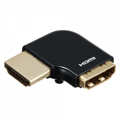 강원전자 산와서플라이 HDMI M/F 왼쪽 꺾임 젠더