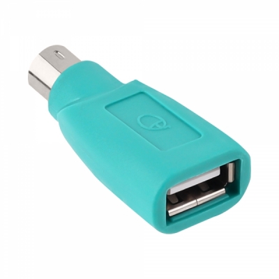 강원전자 넷메이트 USB to PS/2 젠더(그린)