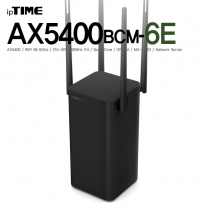 ipTIME(아이피타임) AX5400BCM-6E Black 11ax 유무선 공유기