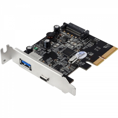 강원전자 넷메이트 USB3.1 Gen2 2포트 PCI Express 카드(슬림PC겸용)